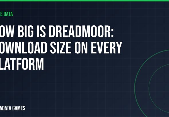 How big is DREADMOOR: download size on every platform