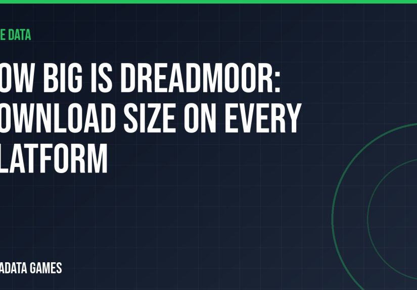 How big is DREADMOOR: download size on every platform