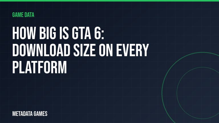 How big is GTA 6: download size on every platform