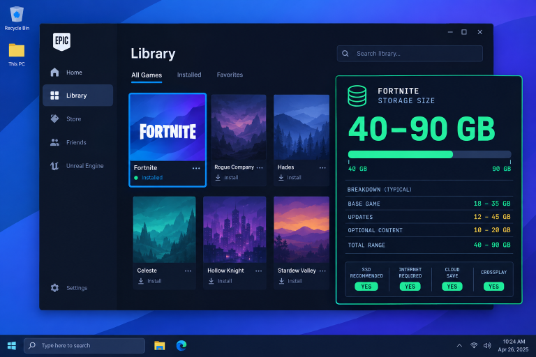 Fortnite PC Storage Hero
