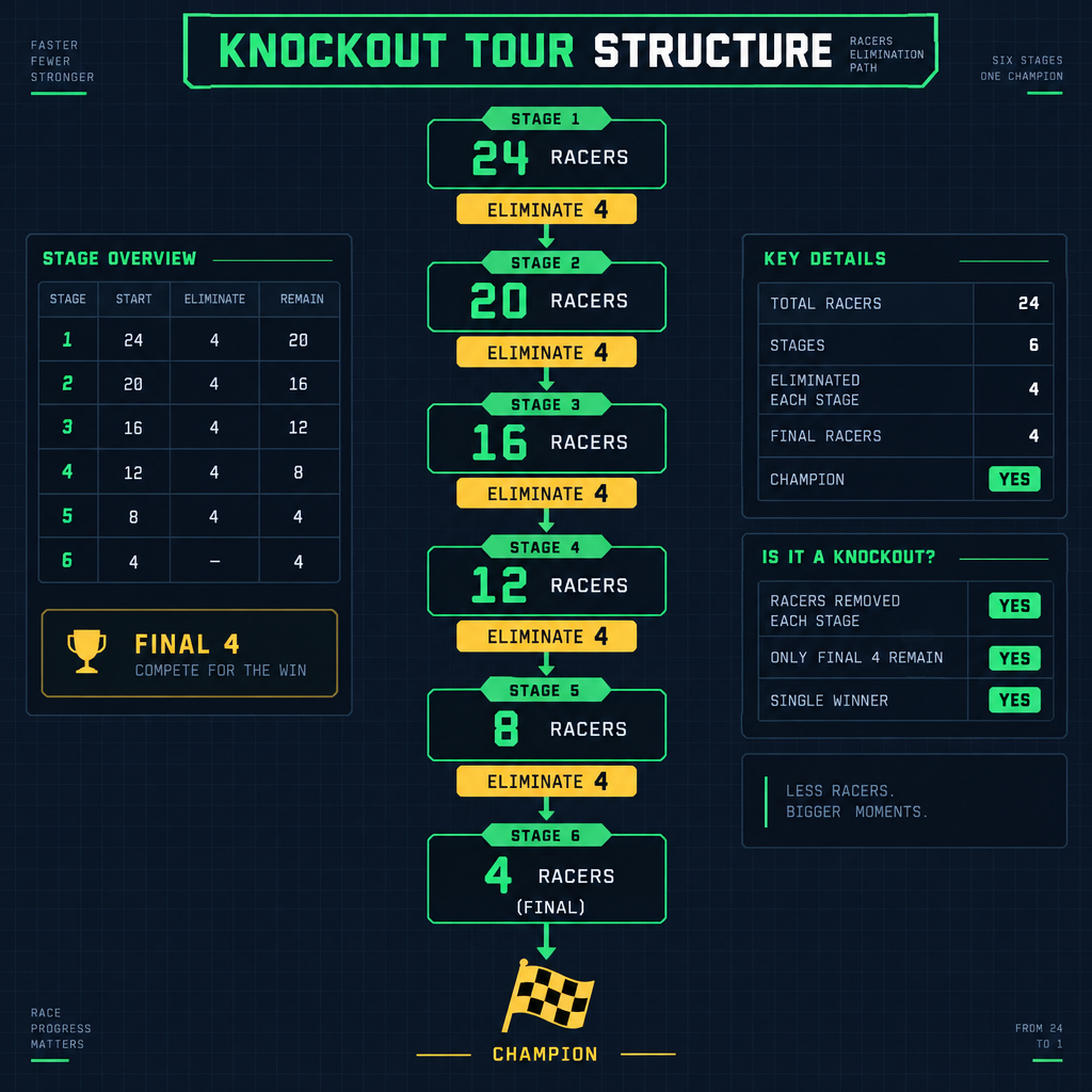 Knockout Tour Elimination Bracket