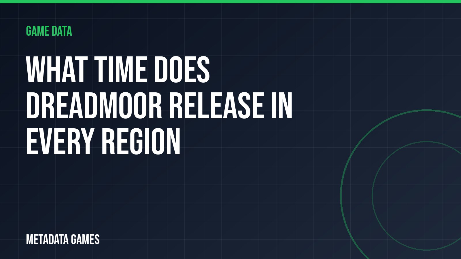 What time does DREADMOOR release in every region