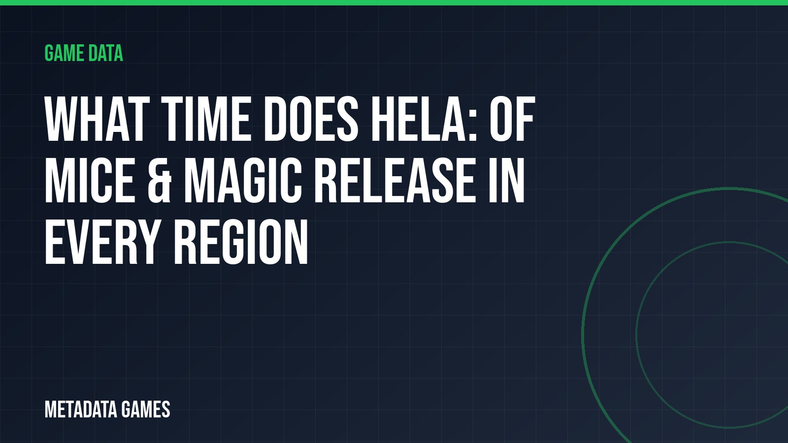 What time does Hela: of Mice & Magic release in every region